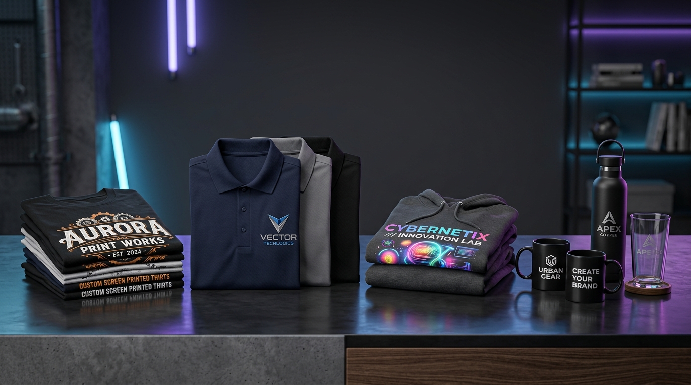 Custom Screen Printing and Embroidery Showcase